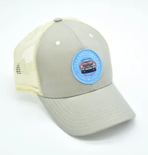 Vintage Bronco: Badged Trucker Cap - Cattail