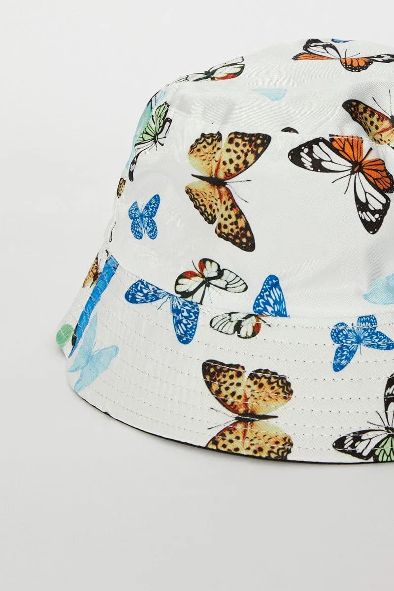 White Bucket Hat