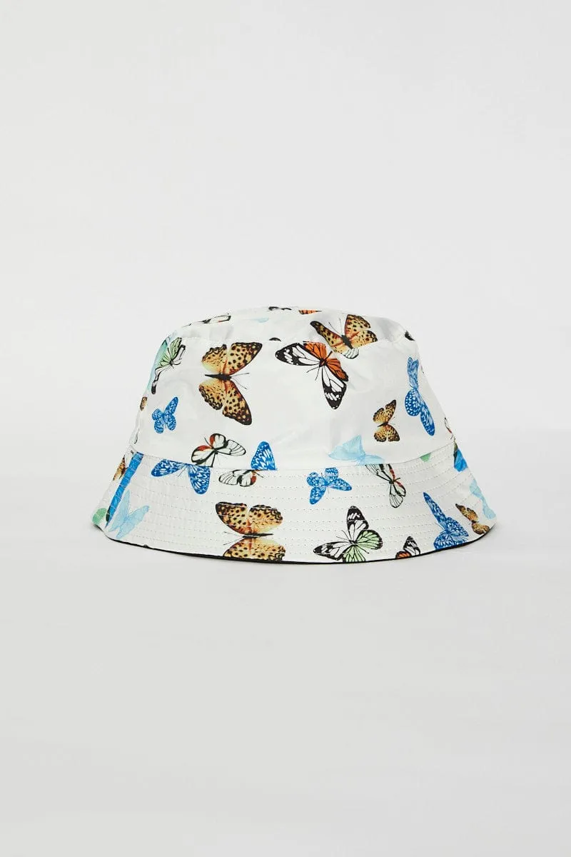 White Bucket Hat